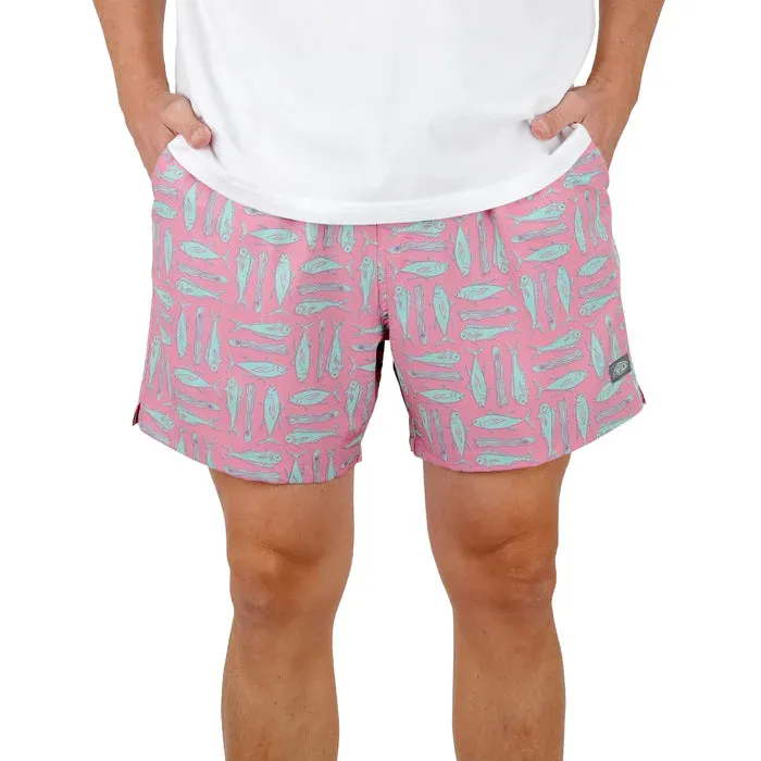 AFTCO MENS STRIKE SWIM SHORTS - ROSE DAWN