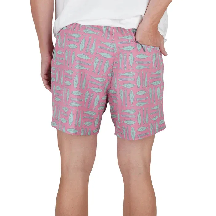 AFTCO MENS STRIKE SWIM SHORTS - ROSE DAWN