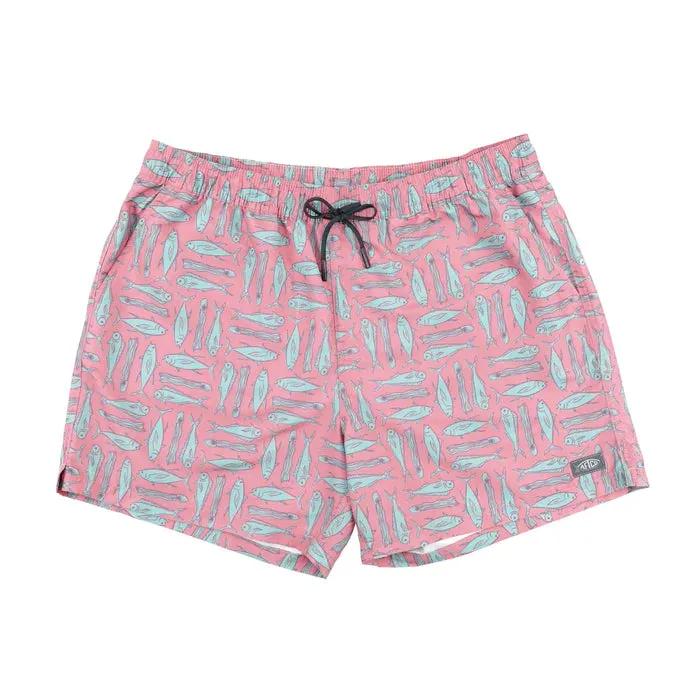 AFTCO MENS STRIKE SWIM SHORTS - ROSE DAWN