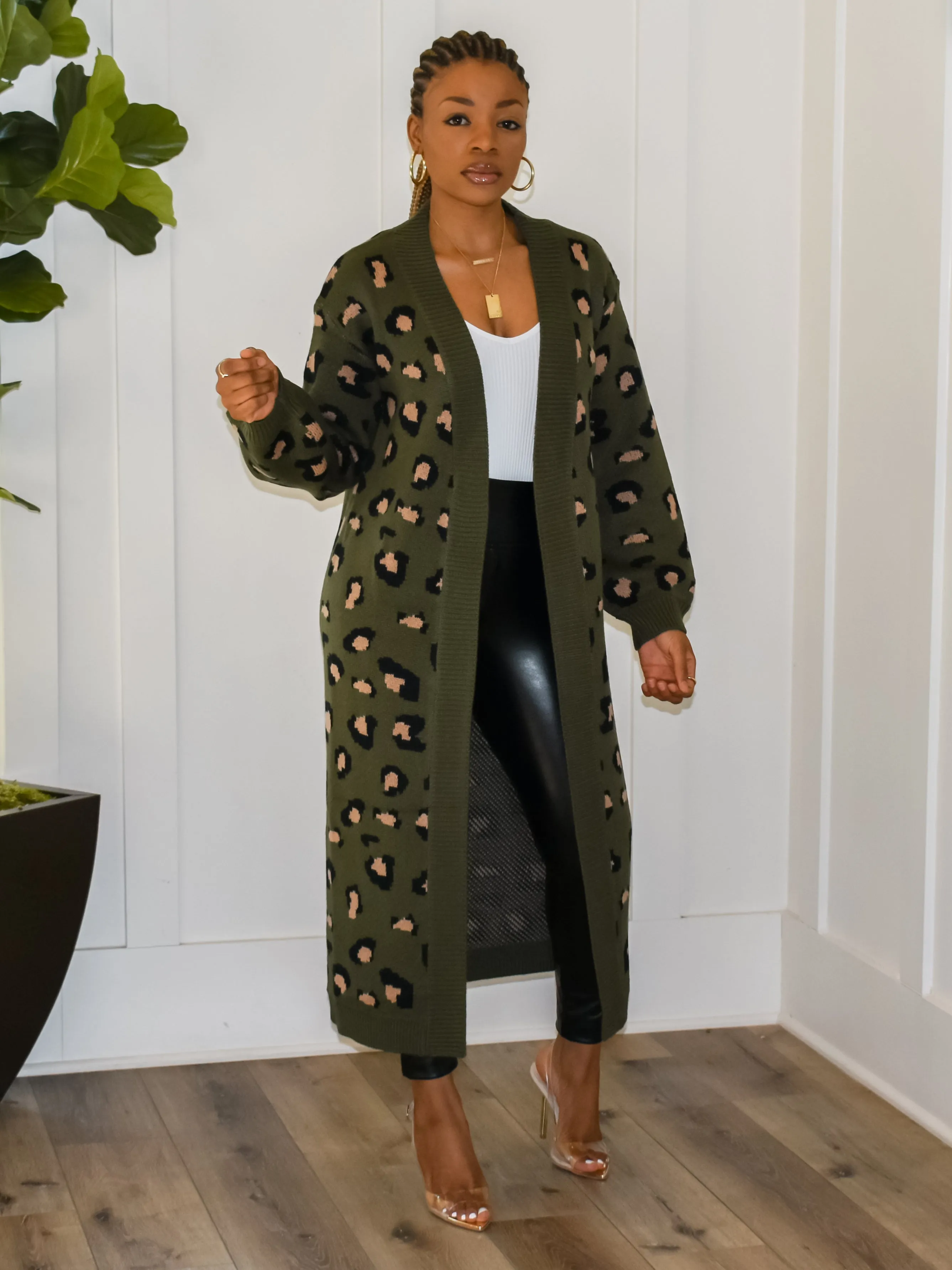 Alisha Cardigan || Olive