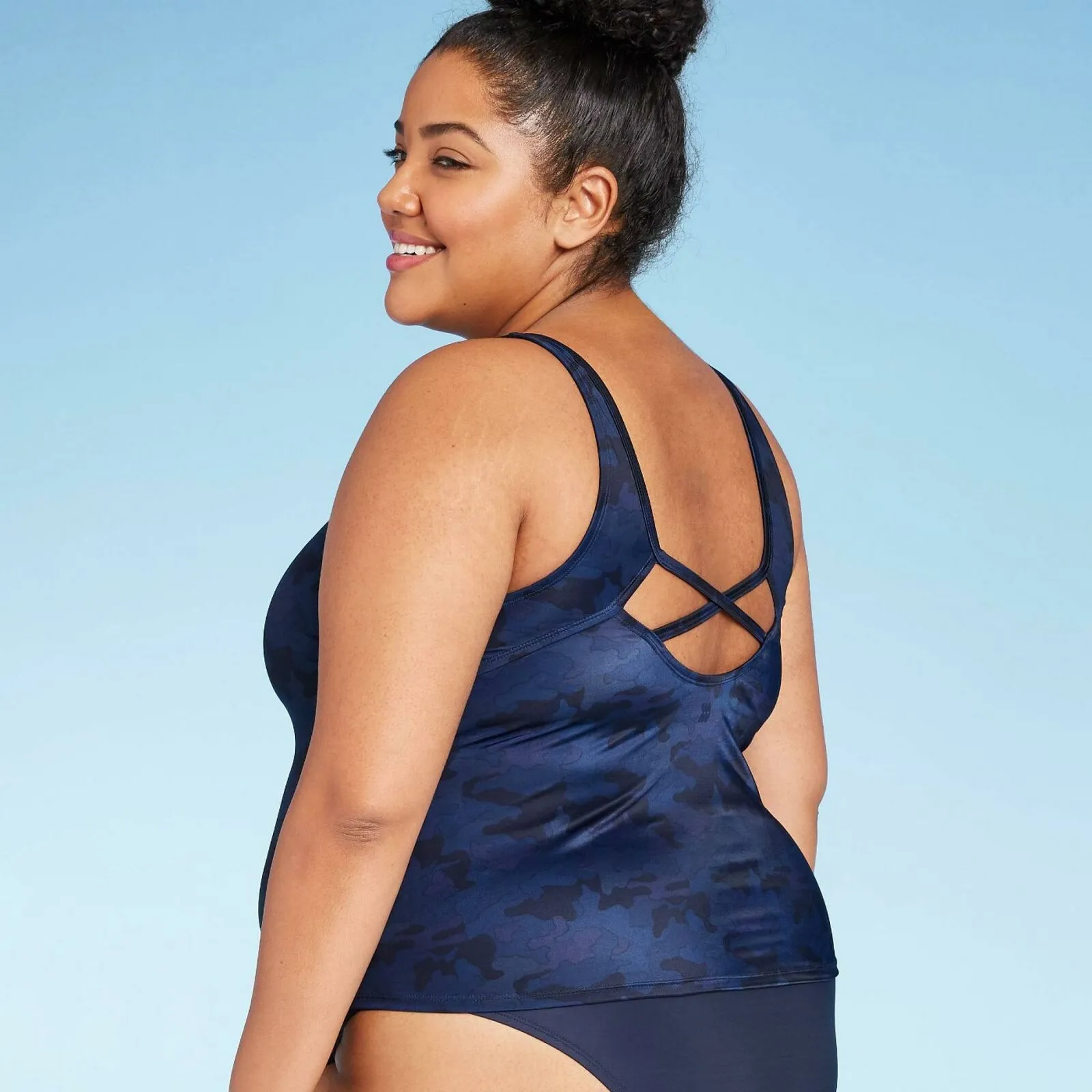 All In Motion Women's Plus Size Scoop Neck Tankini Top
