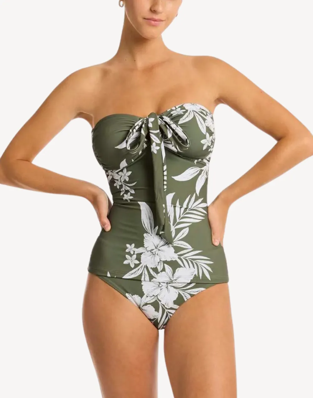 Aloha Halter Bandeau Tankini Top