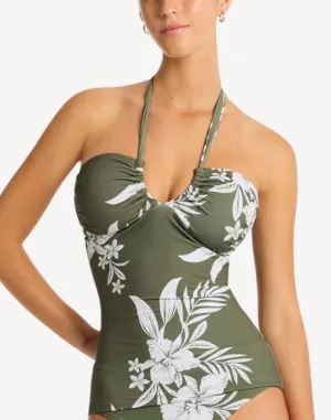 Aloha Halter Bandeau Tankini Top