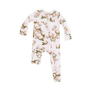 Angel Dear Floating Magnolia Zipper Romper
