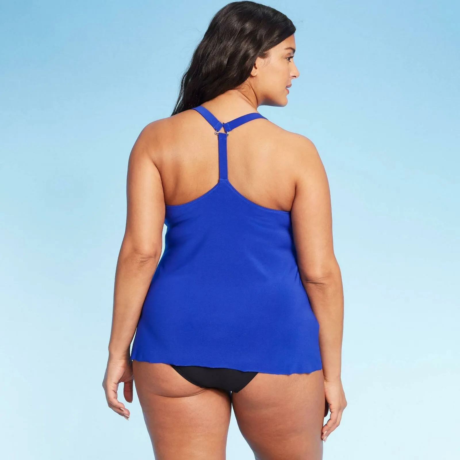 Aqua Green Women's Racerback Tankini Top