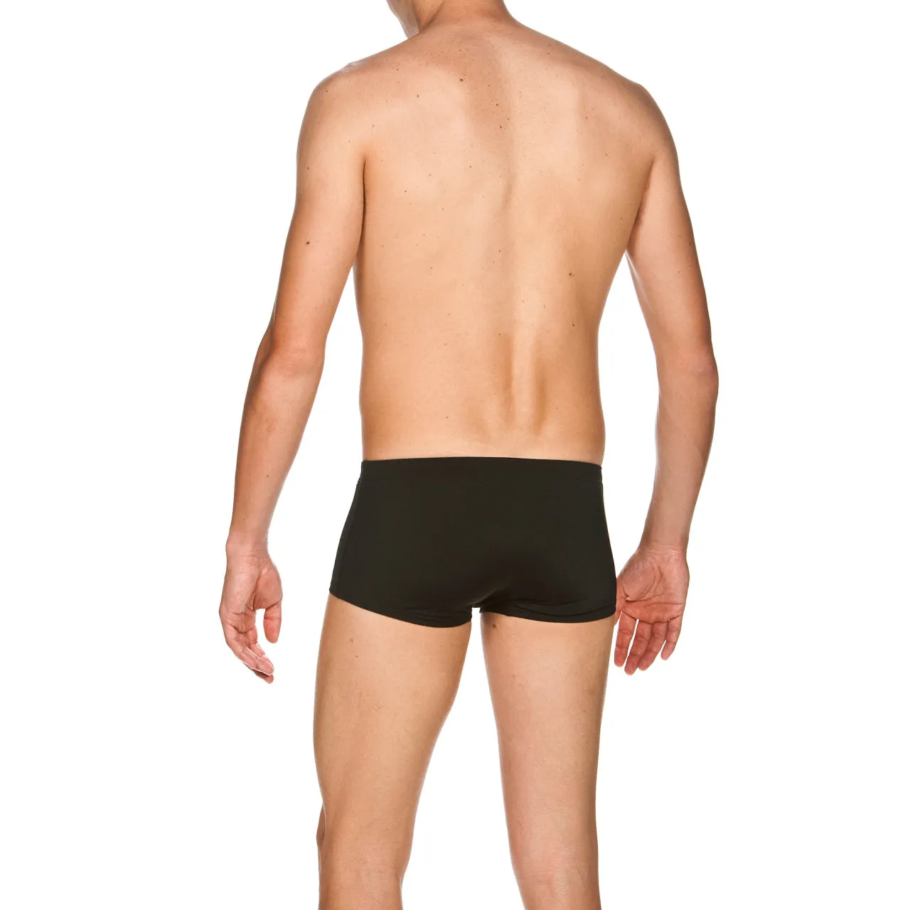 Arena Men's Solid Squared Short Black