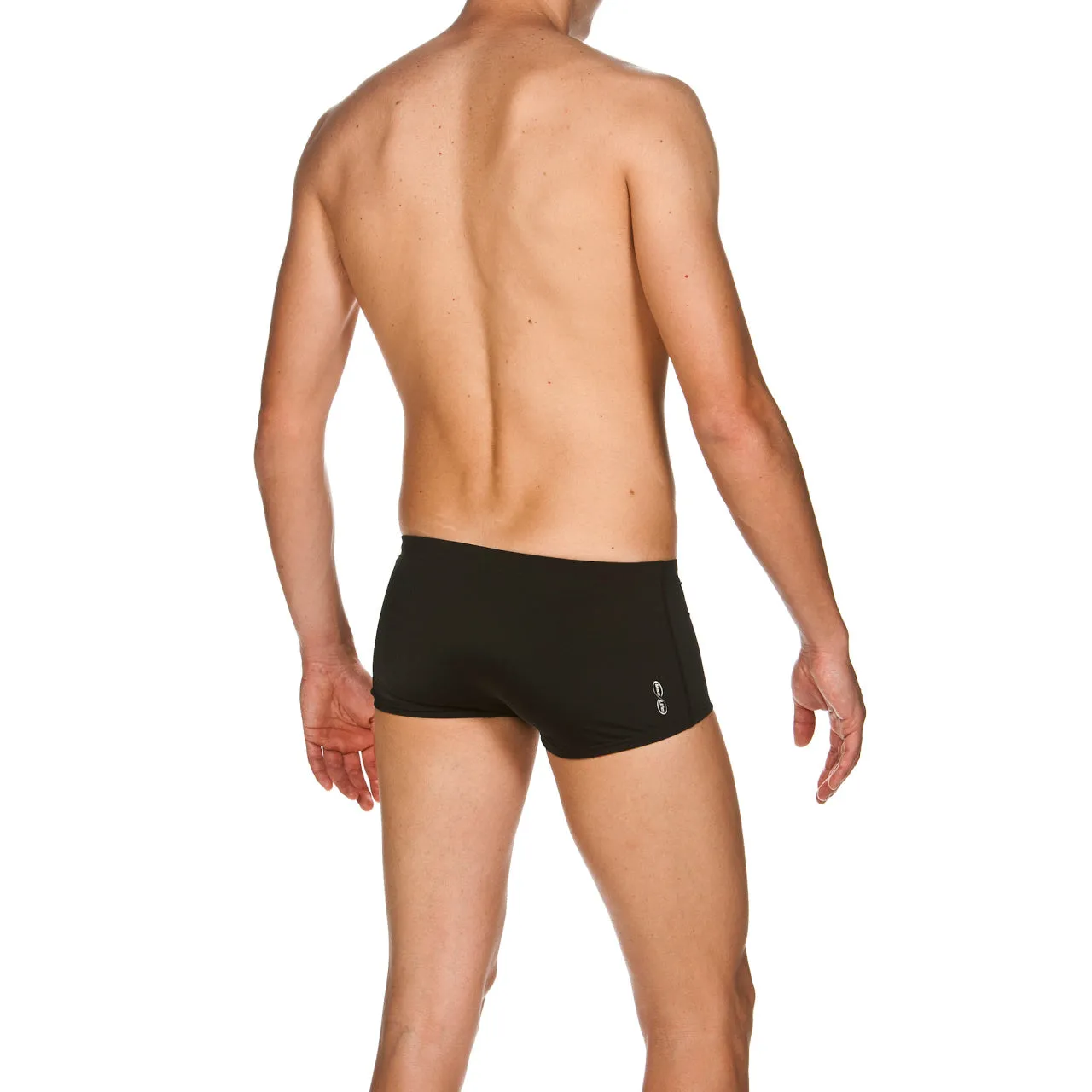 Arena Men's Solid Squared Short Black