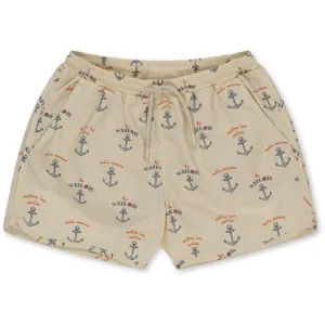 Asnou ancre swim shorts by Konges Slojd
