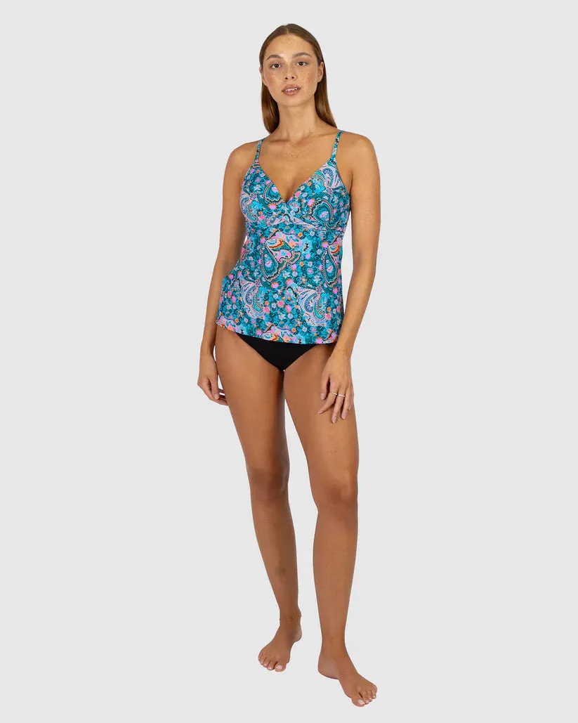 BAKU- WOMEN'S SOUTH BEACH MULTI FIT WRAP SINGLET SWIM TANKINI