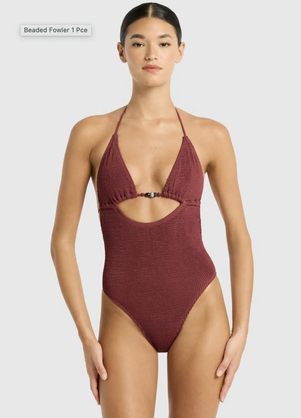 BEADED FOWLER ONEPIECE