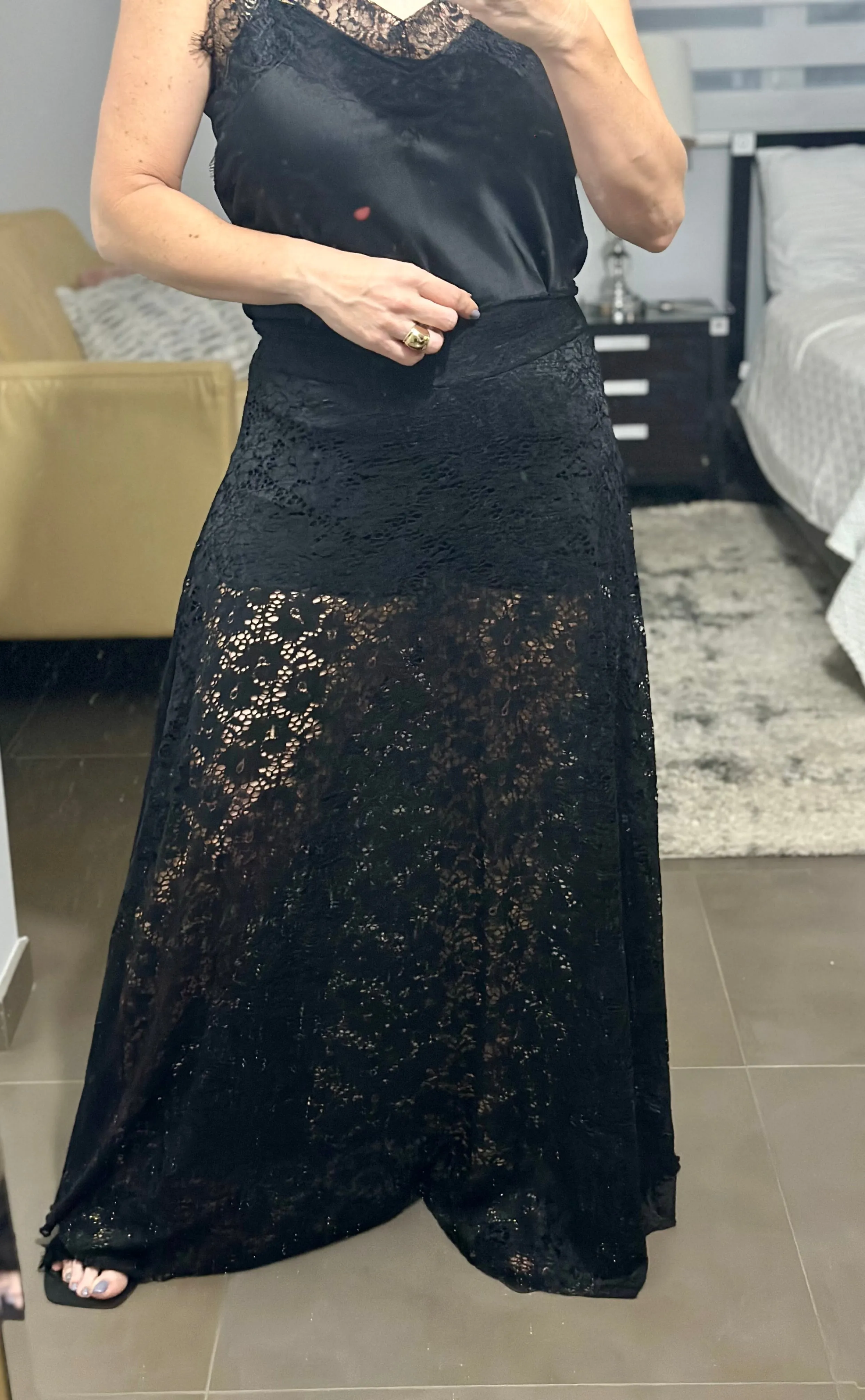 Berian Lace Maxi Skirt