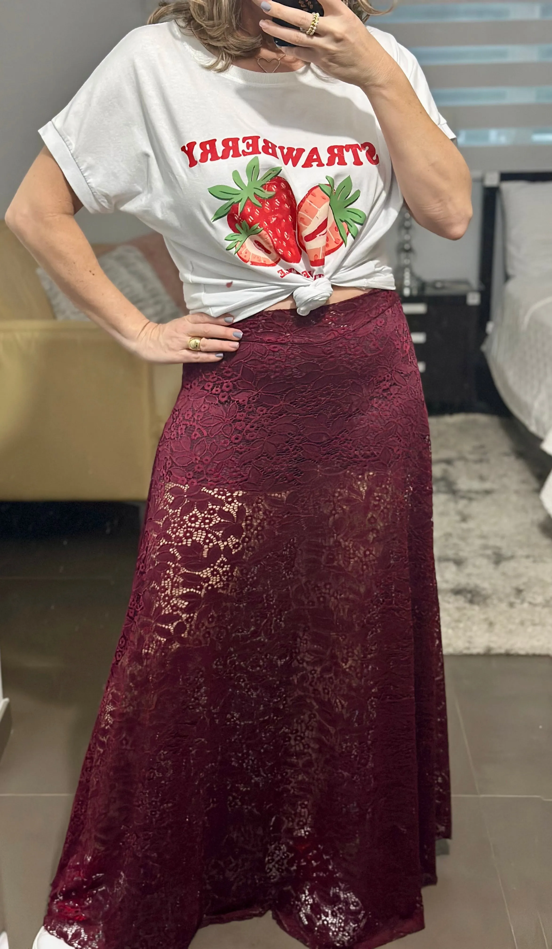 Berian Lace Maxi Skirt