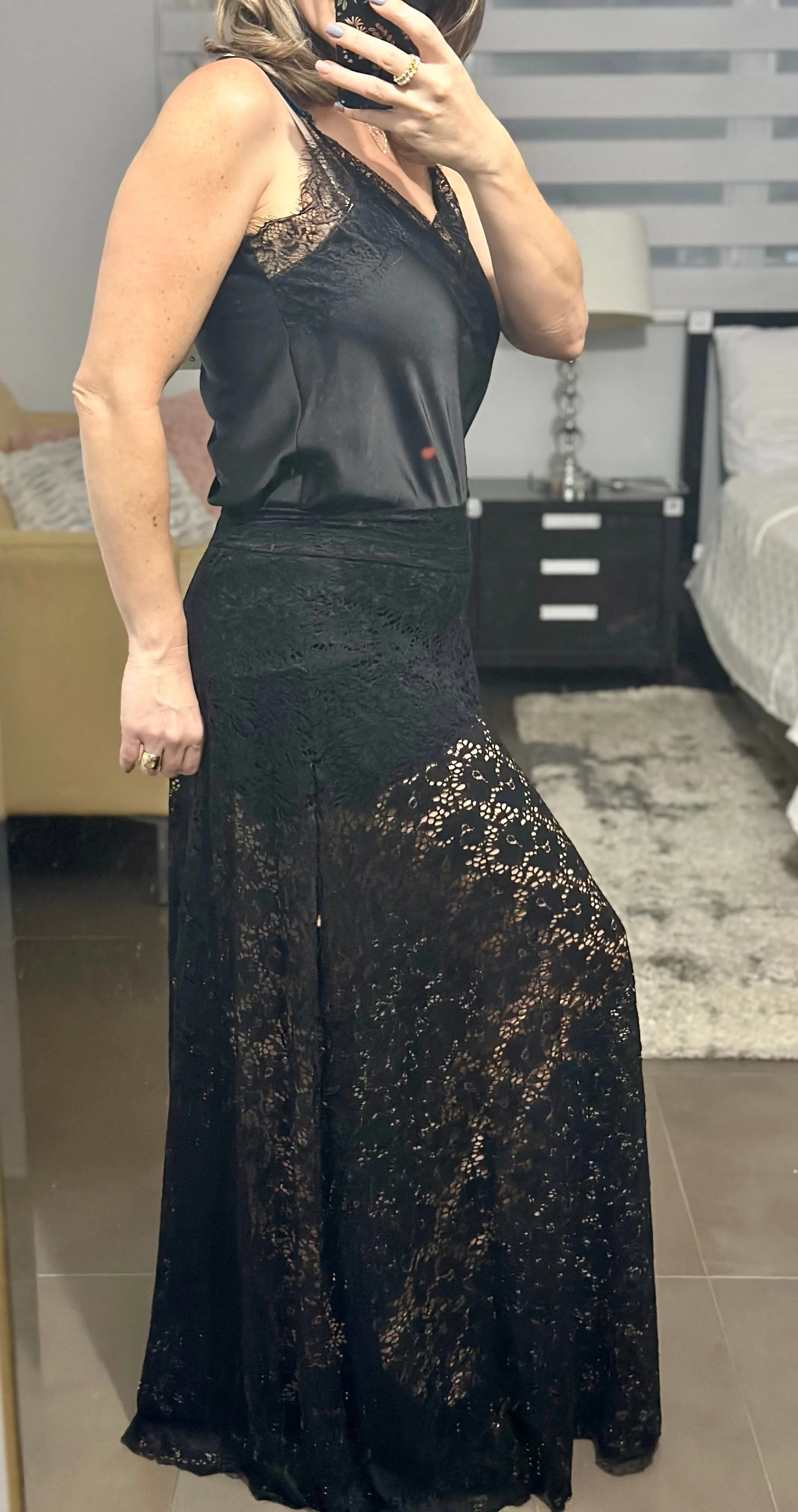 Berian Lace Maxi Skirt