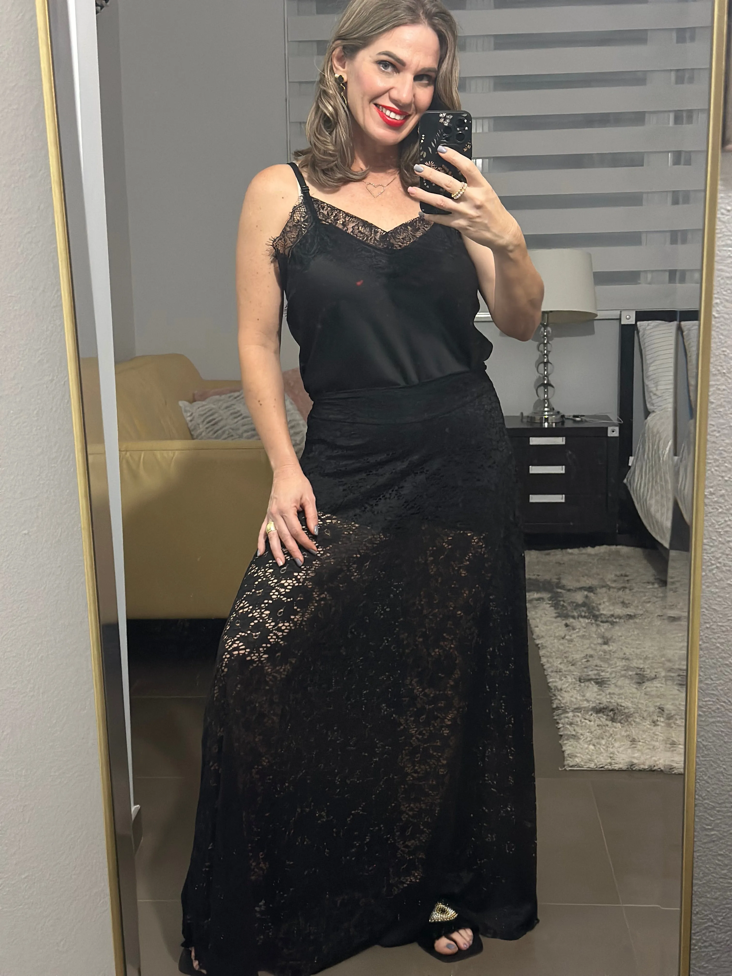 Berian Lace Maxi Skirt