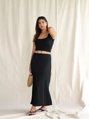 Bias Maxi Skirt