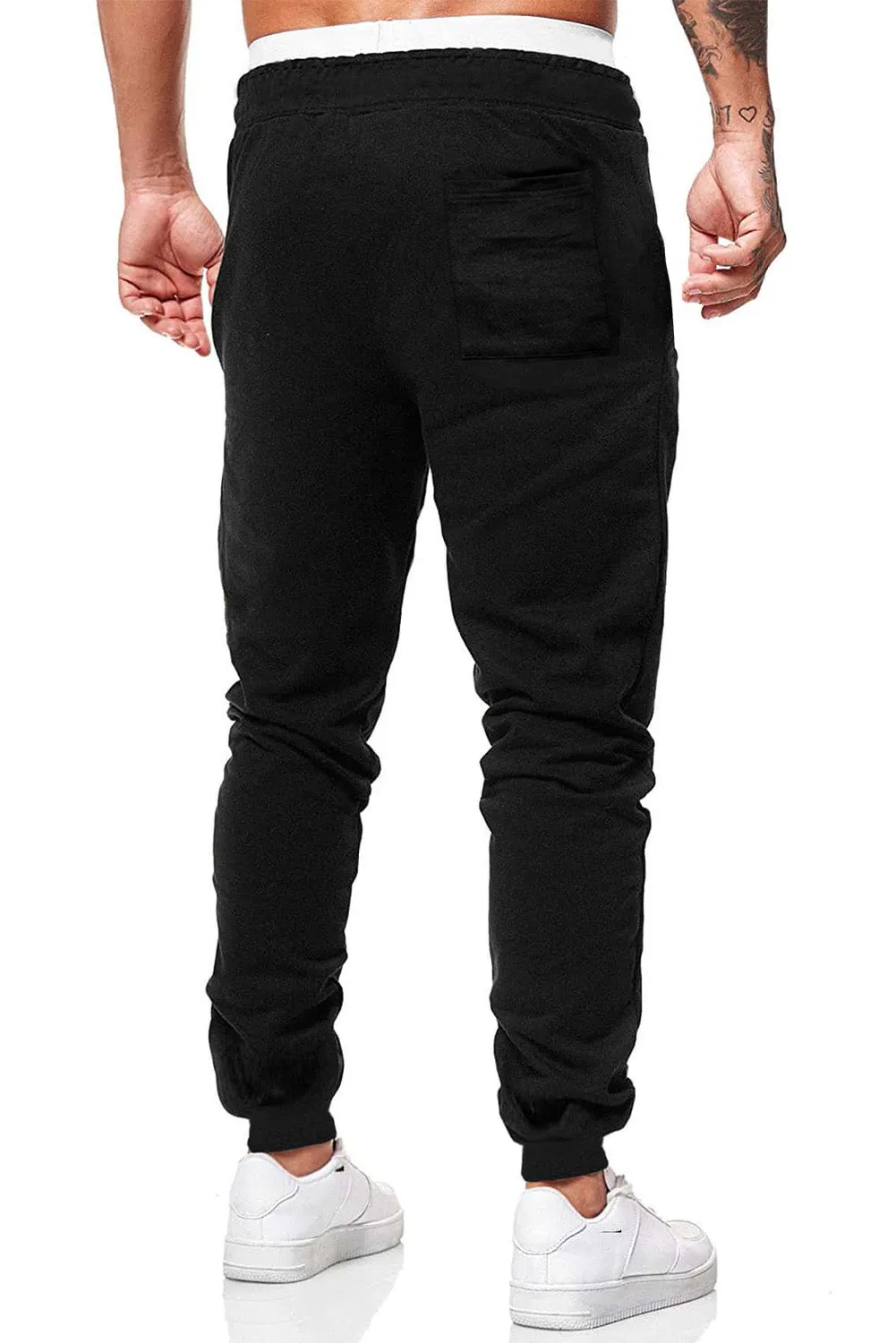 Black IT'S IN MY DNA Graphic Print Men's Jogger Pants