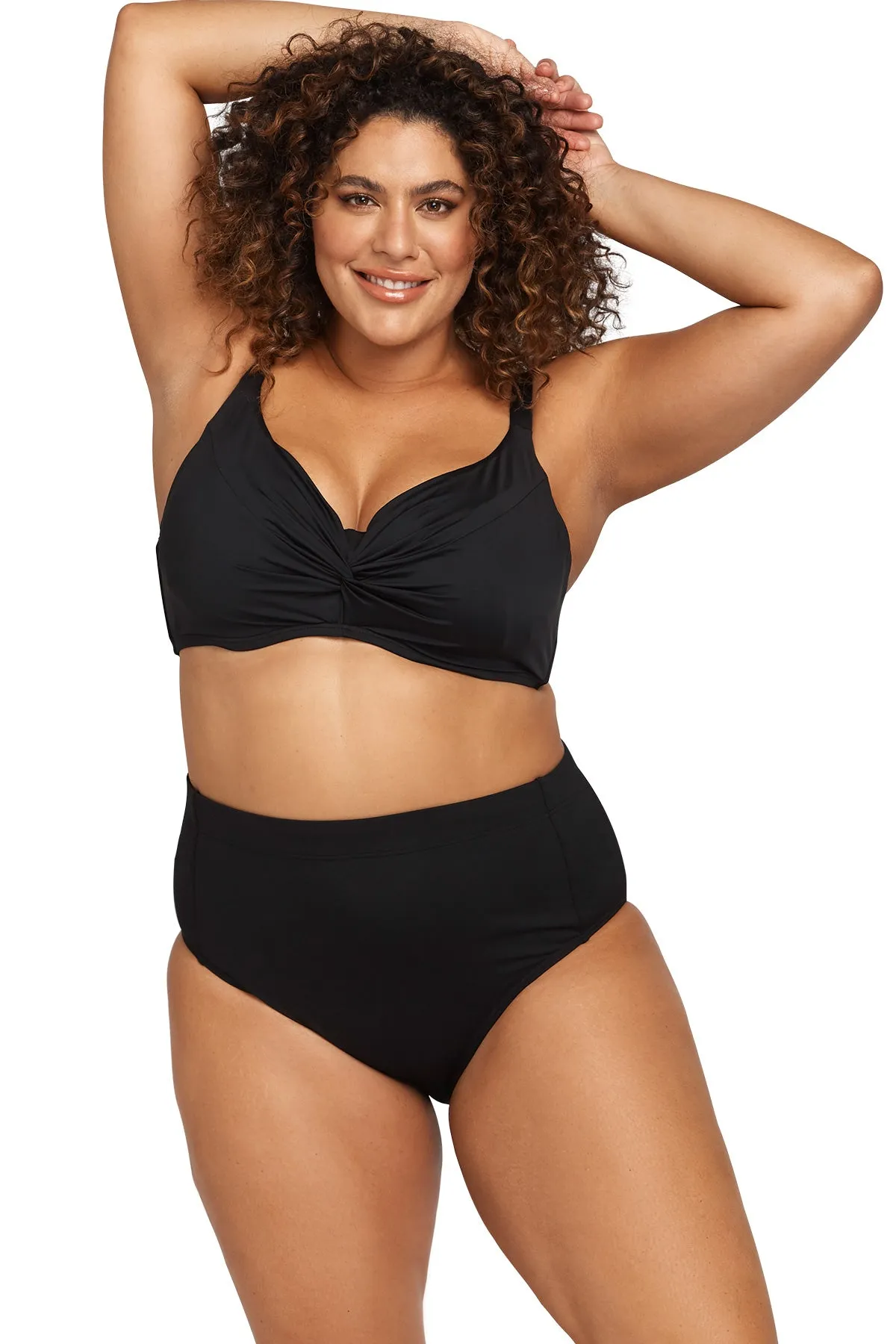 Black Natare Turner Chlorine Resistant Swim Pant