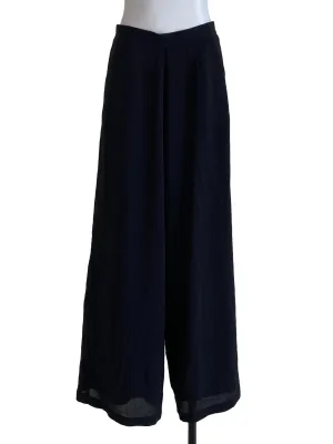 Black Plain Palazzo Pants