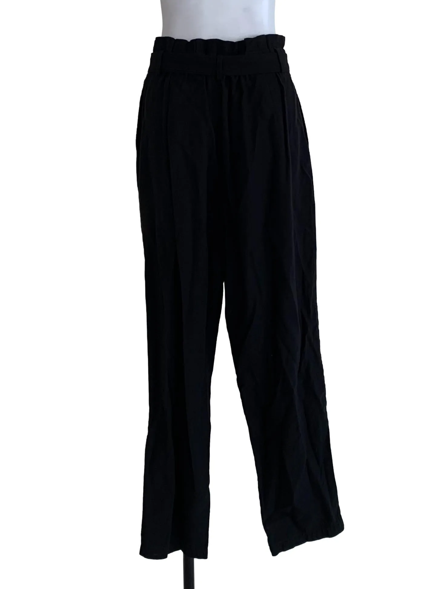 Black Plain Palazzo Pants