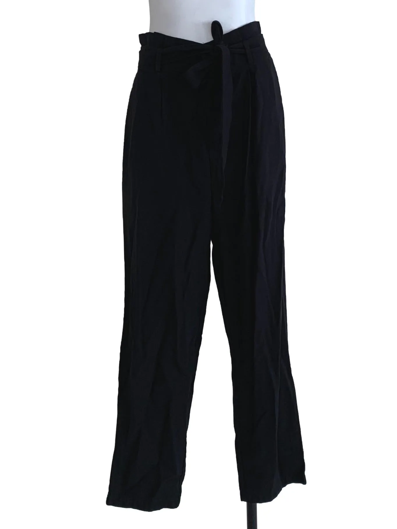 Black Plain Palazzo Pants