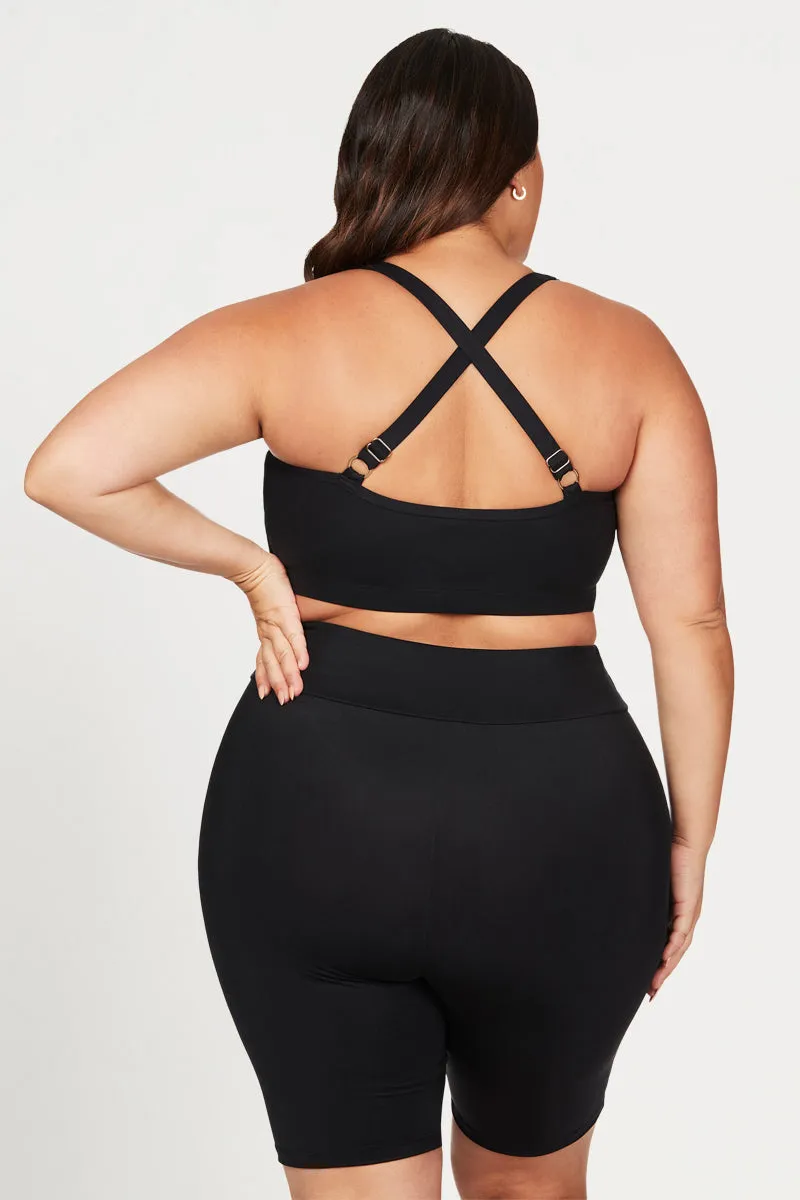 Black Sculpt Michelangelo High Waist Bike Pant