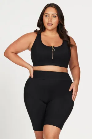 Black Sculpt Michelangelo High Waist Bike Pant