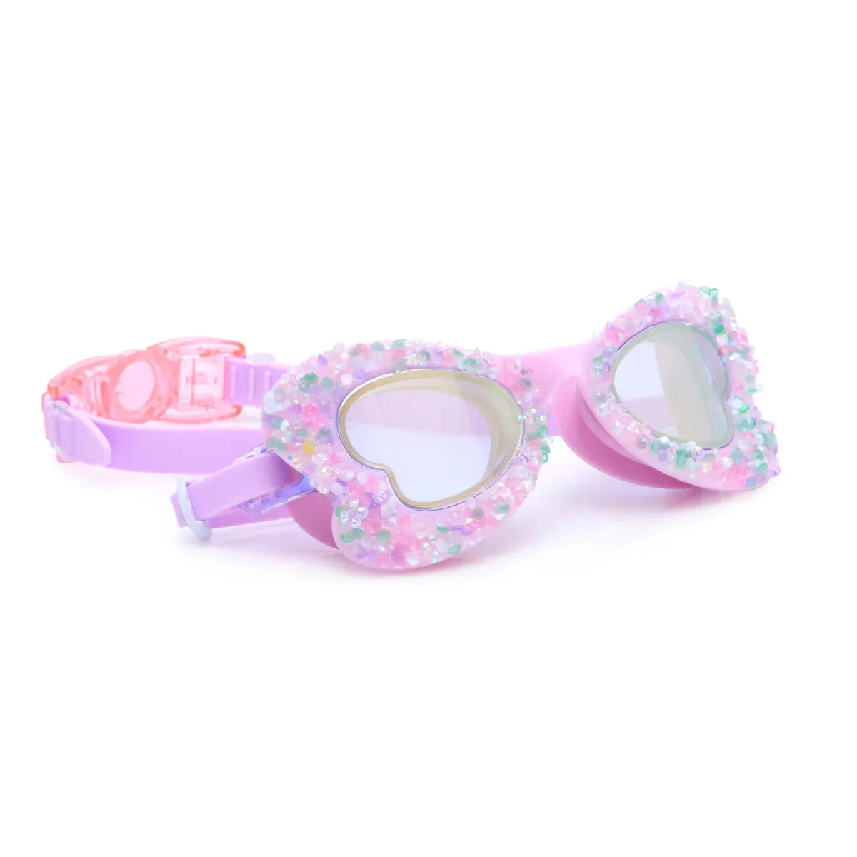 Bling20- Mauve Monarch Butterfly Swim Goggles
