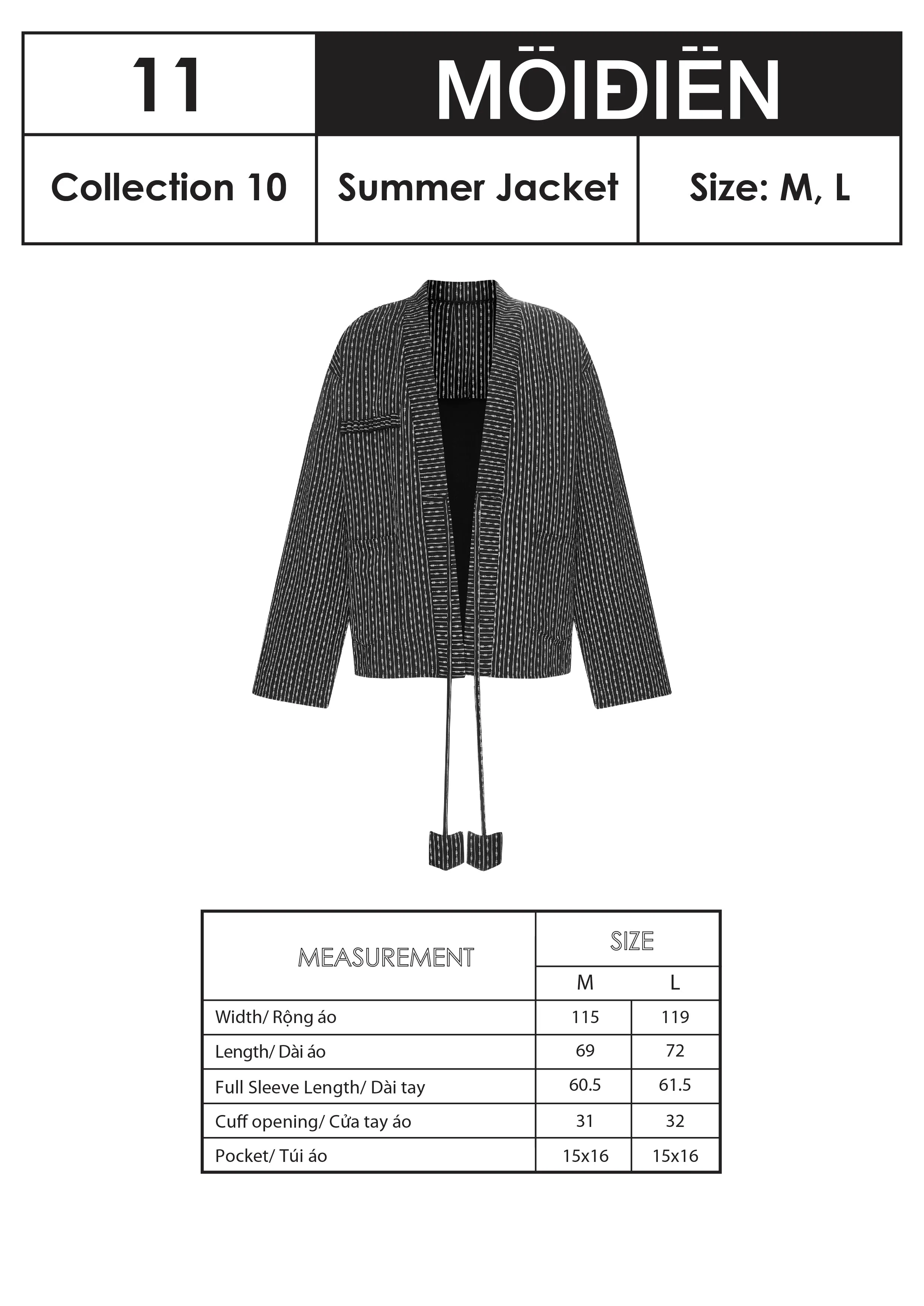 Block Printed Black Kimono