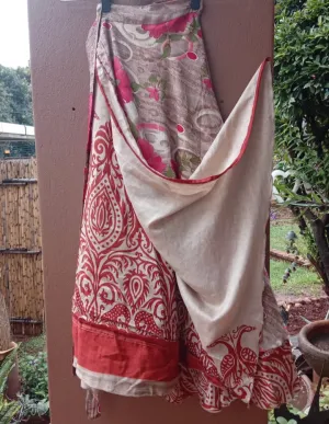 Blooming Hibiscus Wrap Skirt