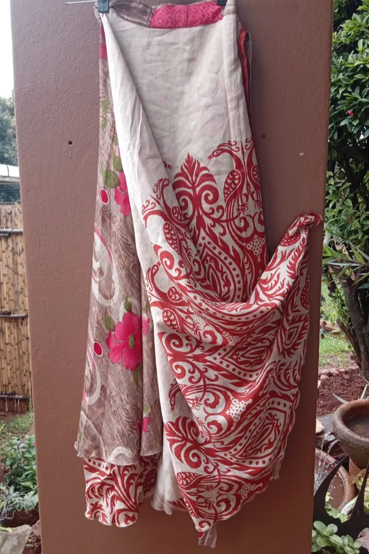 Blooming Hibiscus Wrap Skirt
