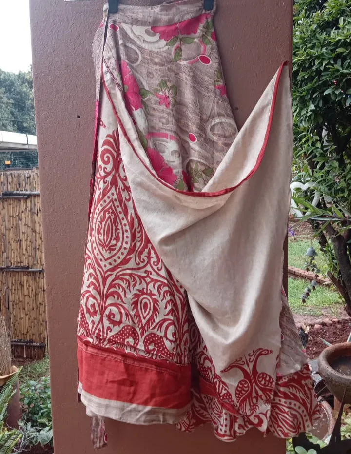 Blooming Hibiscus Wrap Skirt