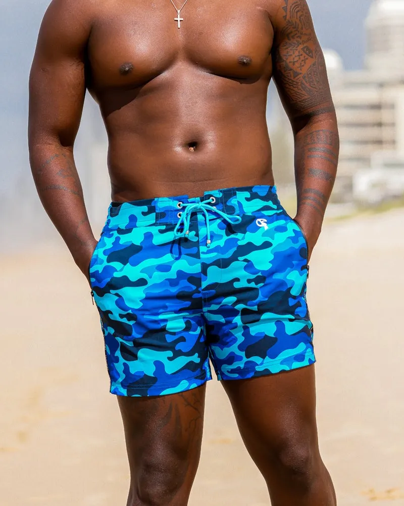 Blue Camo - 5"