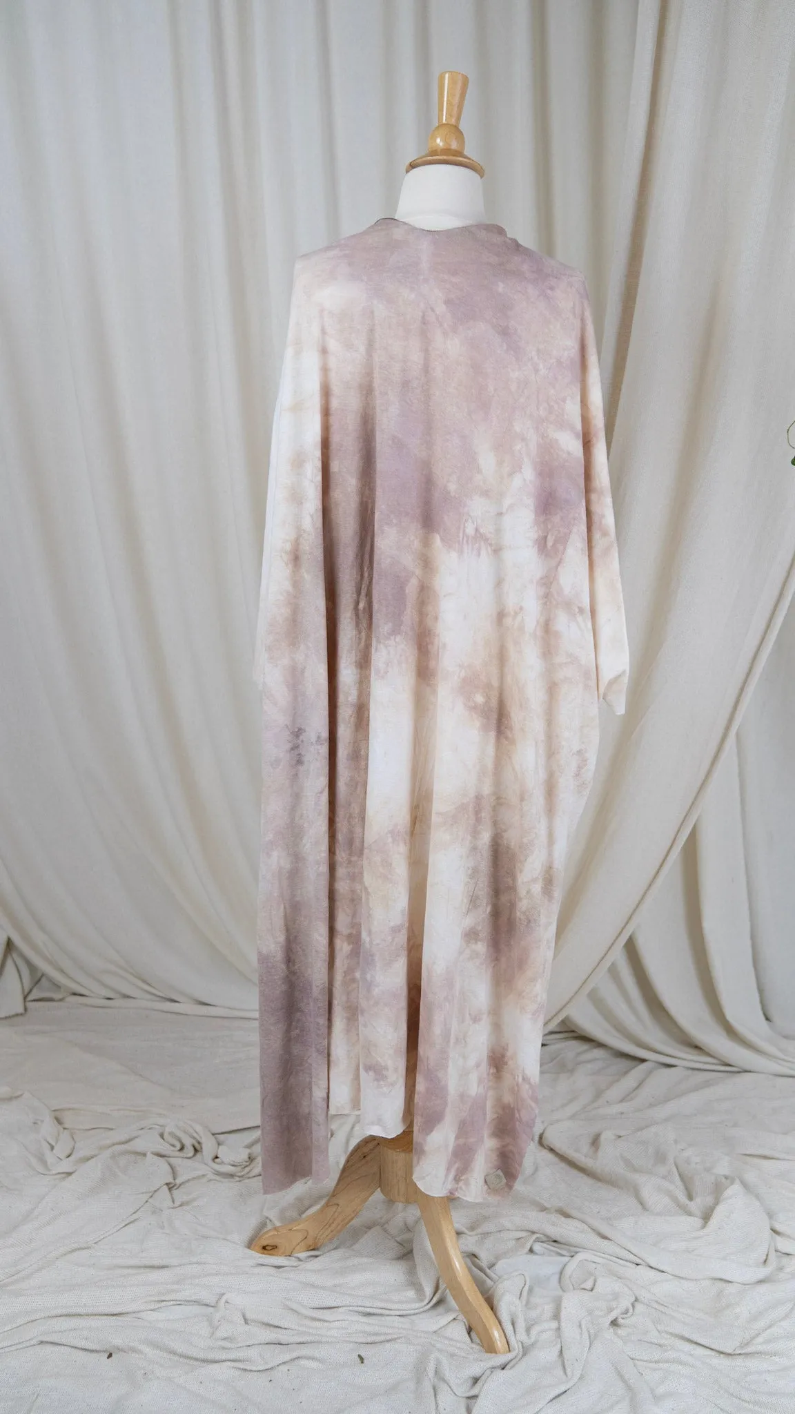 Bodhi Drip Kimono (One Size) Rosehips