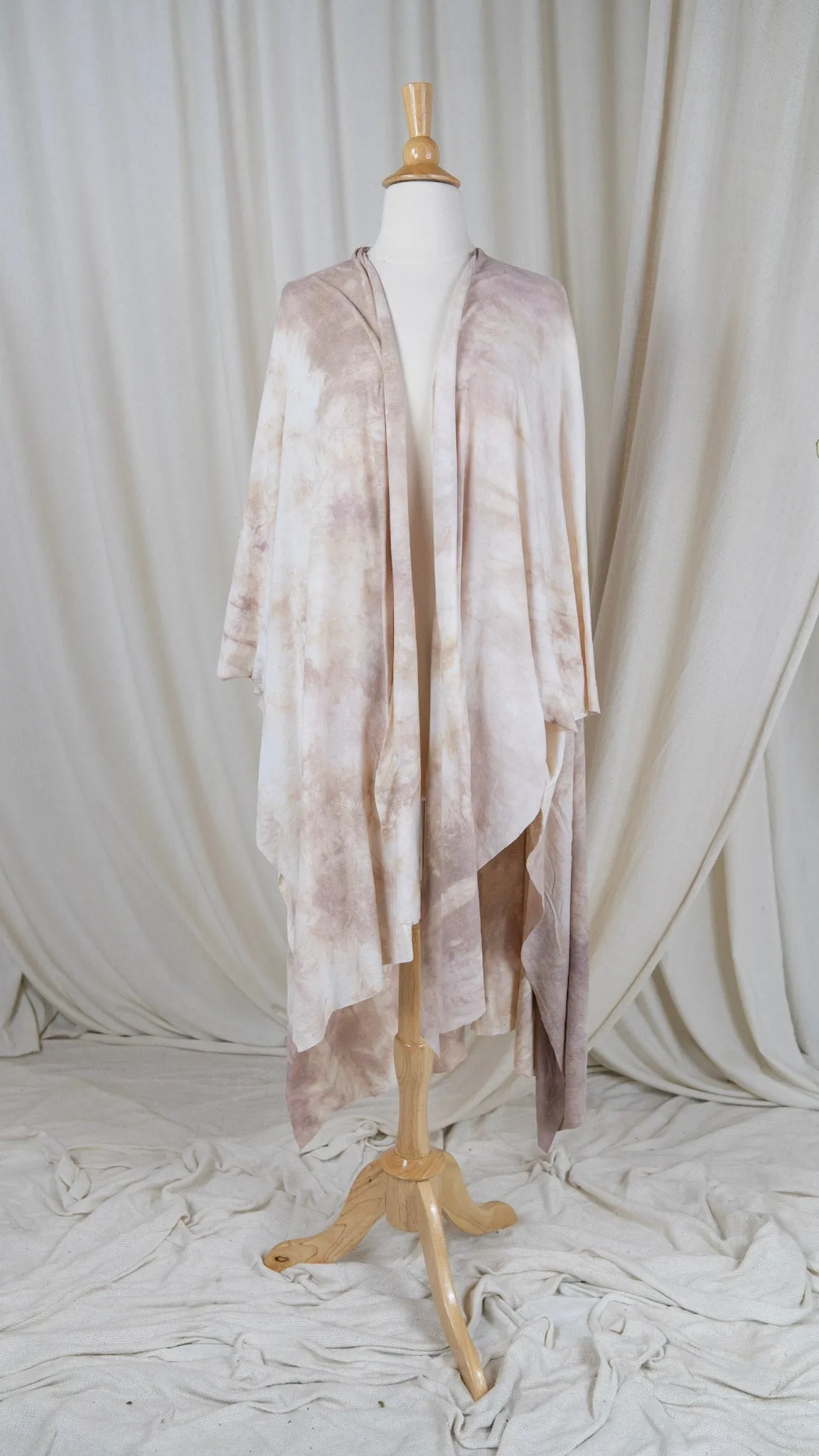 Bodhi Drip Kimono (One Size) Rosehips