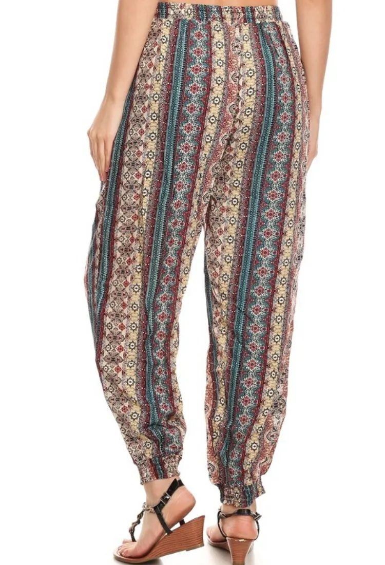 Bohemian Jogger Multi Print