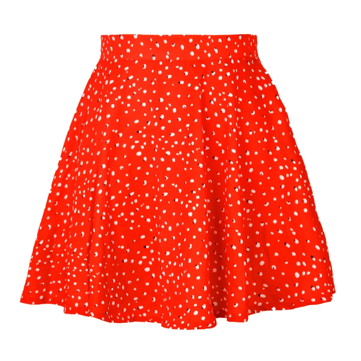 Boho Floral Print Party Mini Skirt High Waist Pleated Skirt Short Sexy Frills Mini Skirts For Women