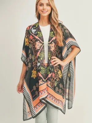 Brighten Up Kimono: Black