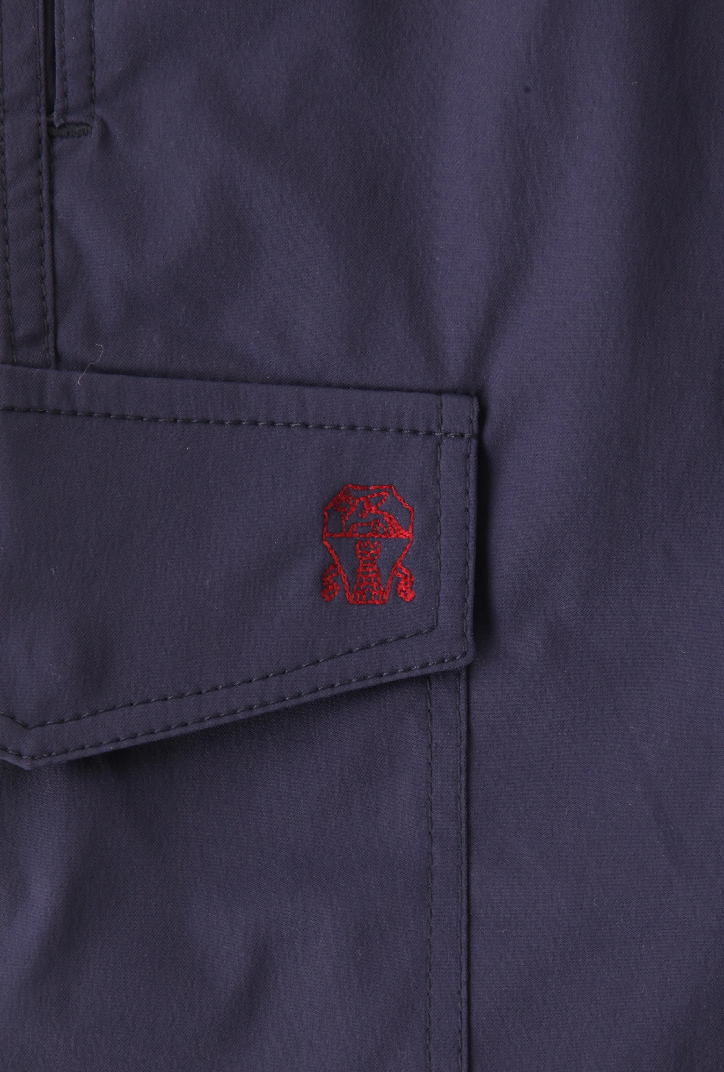 Brunello Cucinelli Navy Blue Swim Shorts