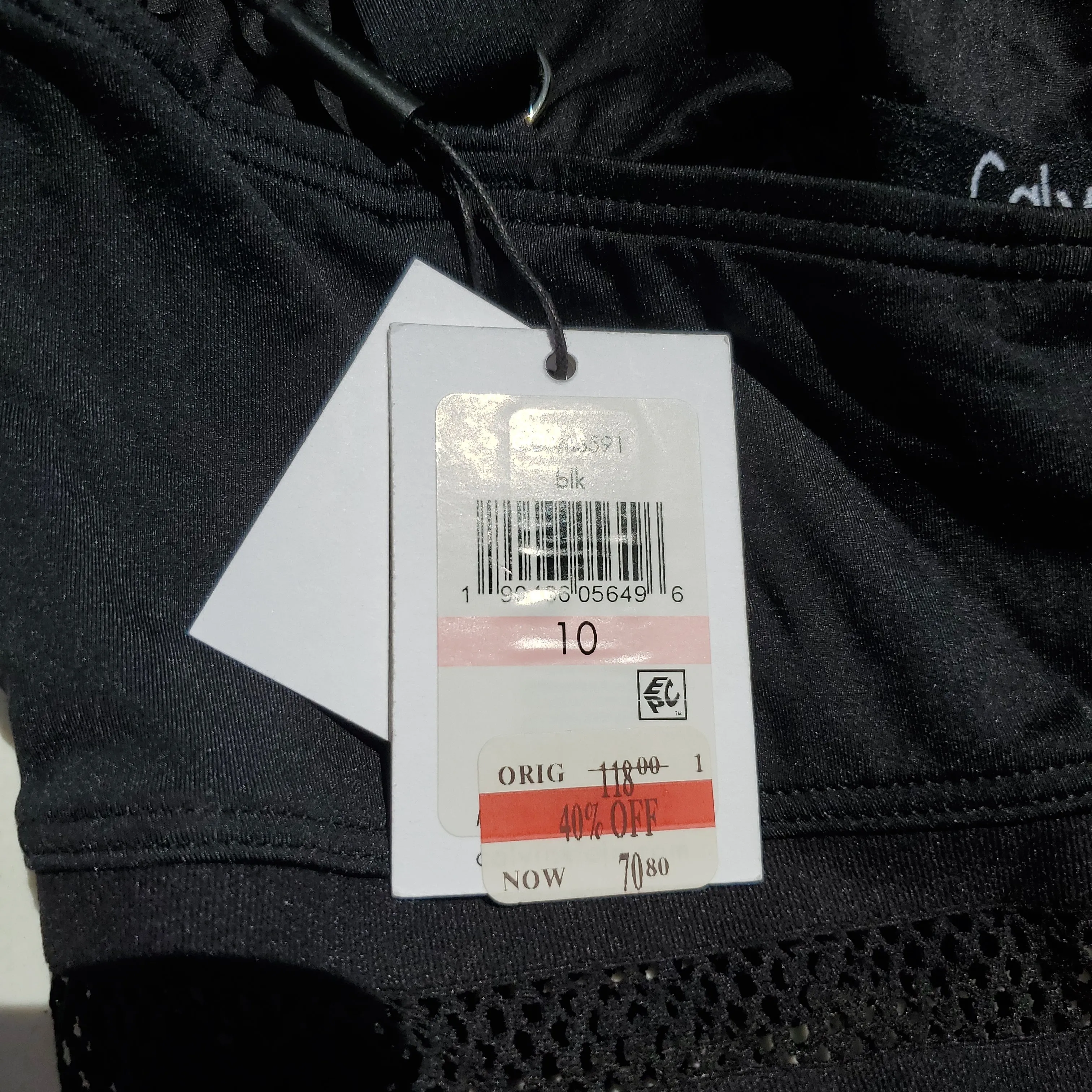 Calvin Klein Size 10 Swimwear SB