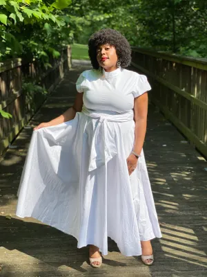 Cap Sleeve Maxi Dress