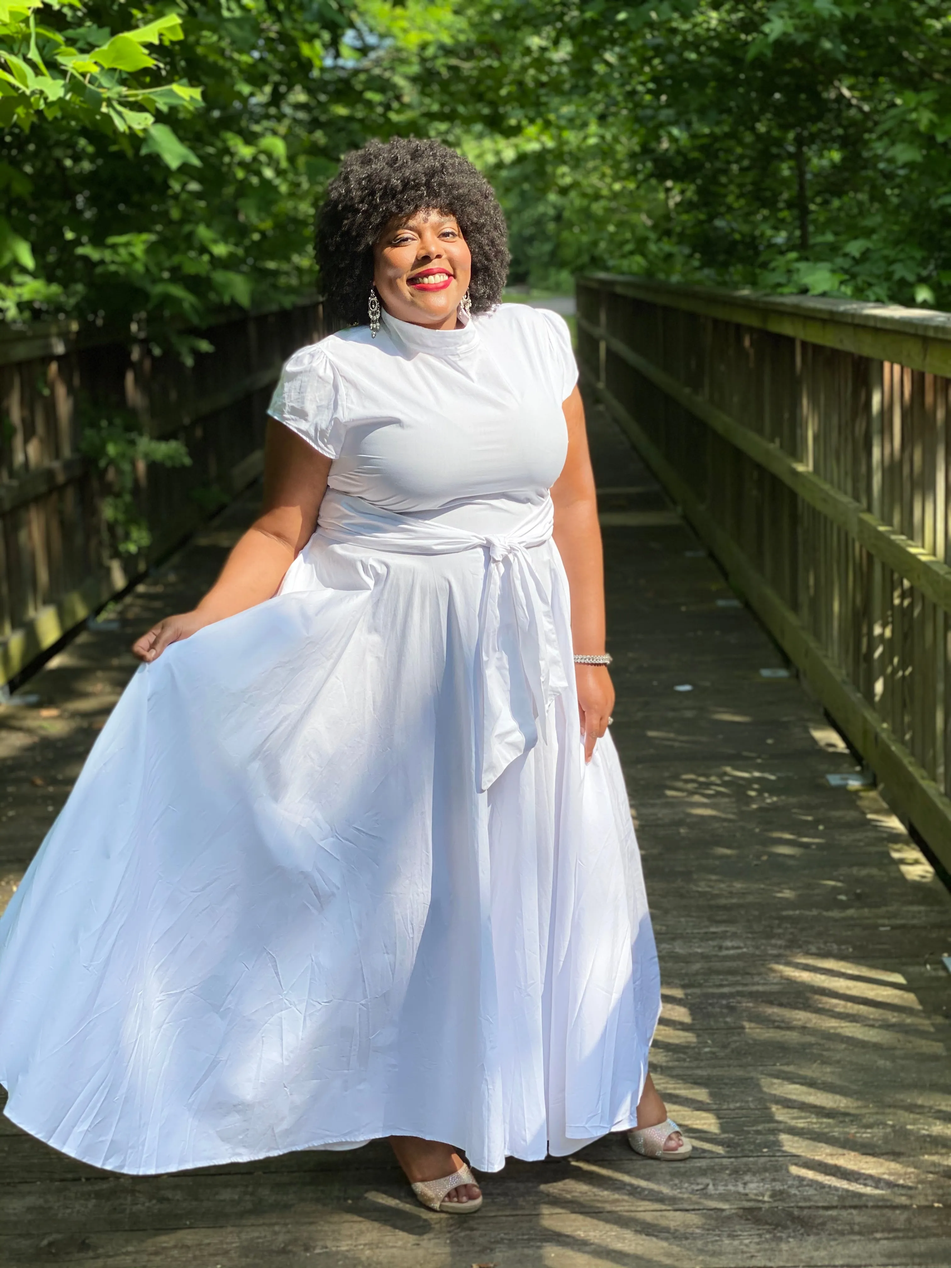 Cap Sleeve Maxi Dress