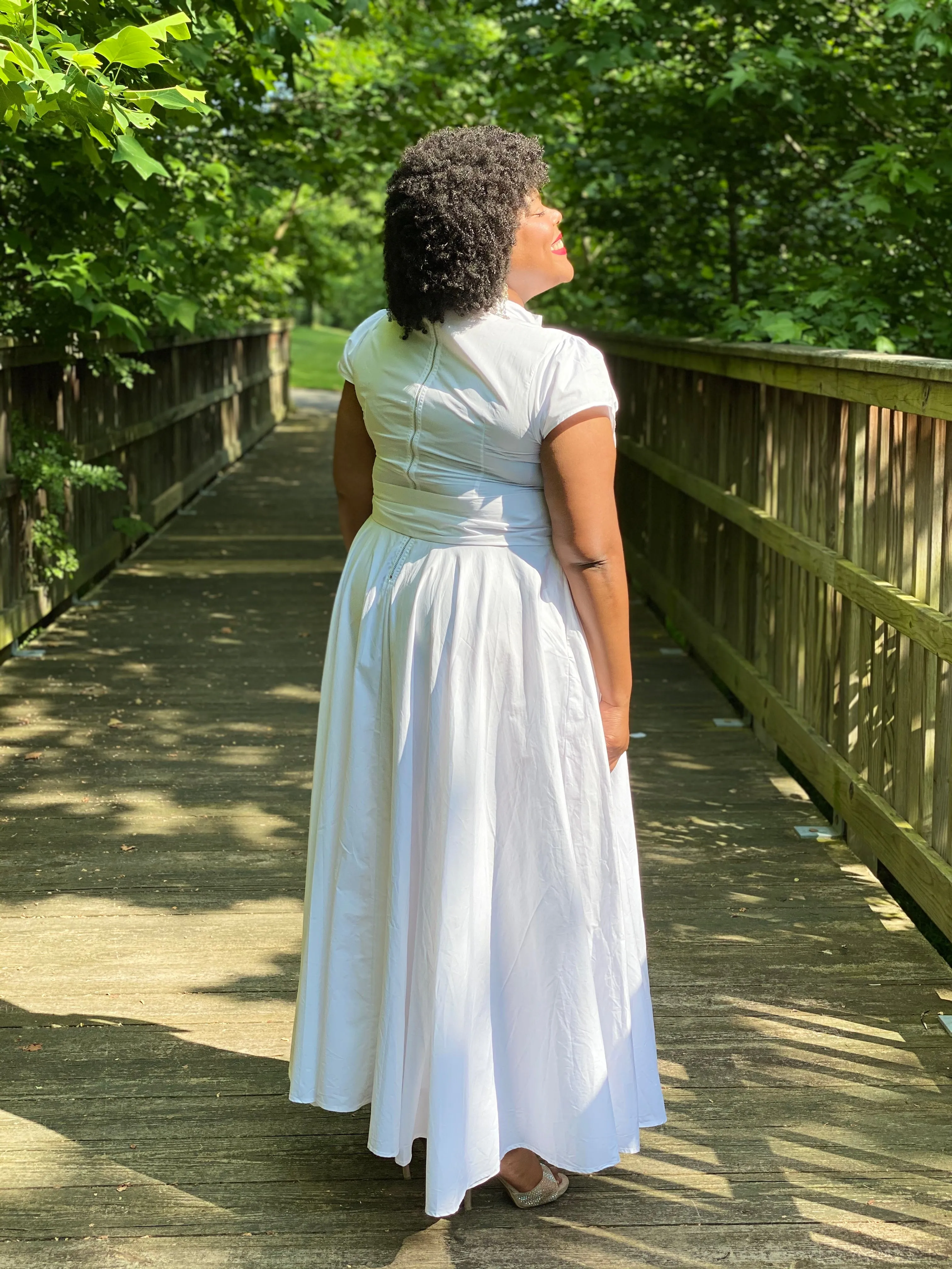 Cap Sleeve Maxi Dress