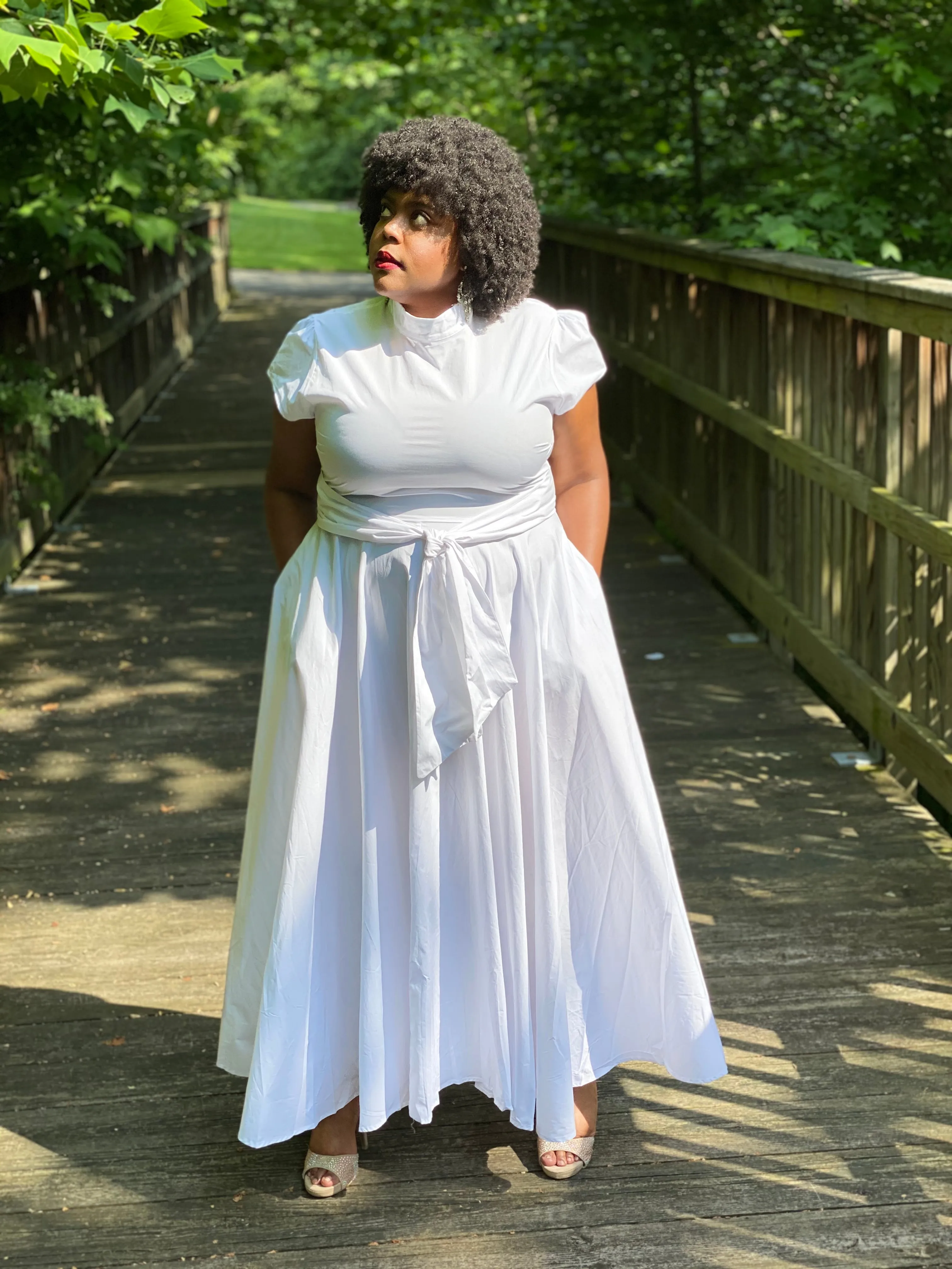 Cap Sleeve Maxi Dress