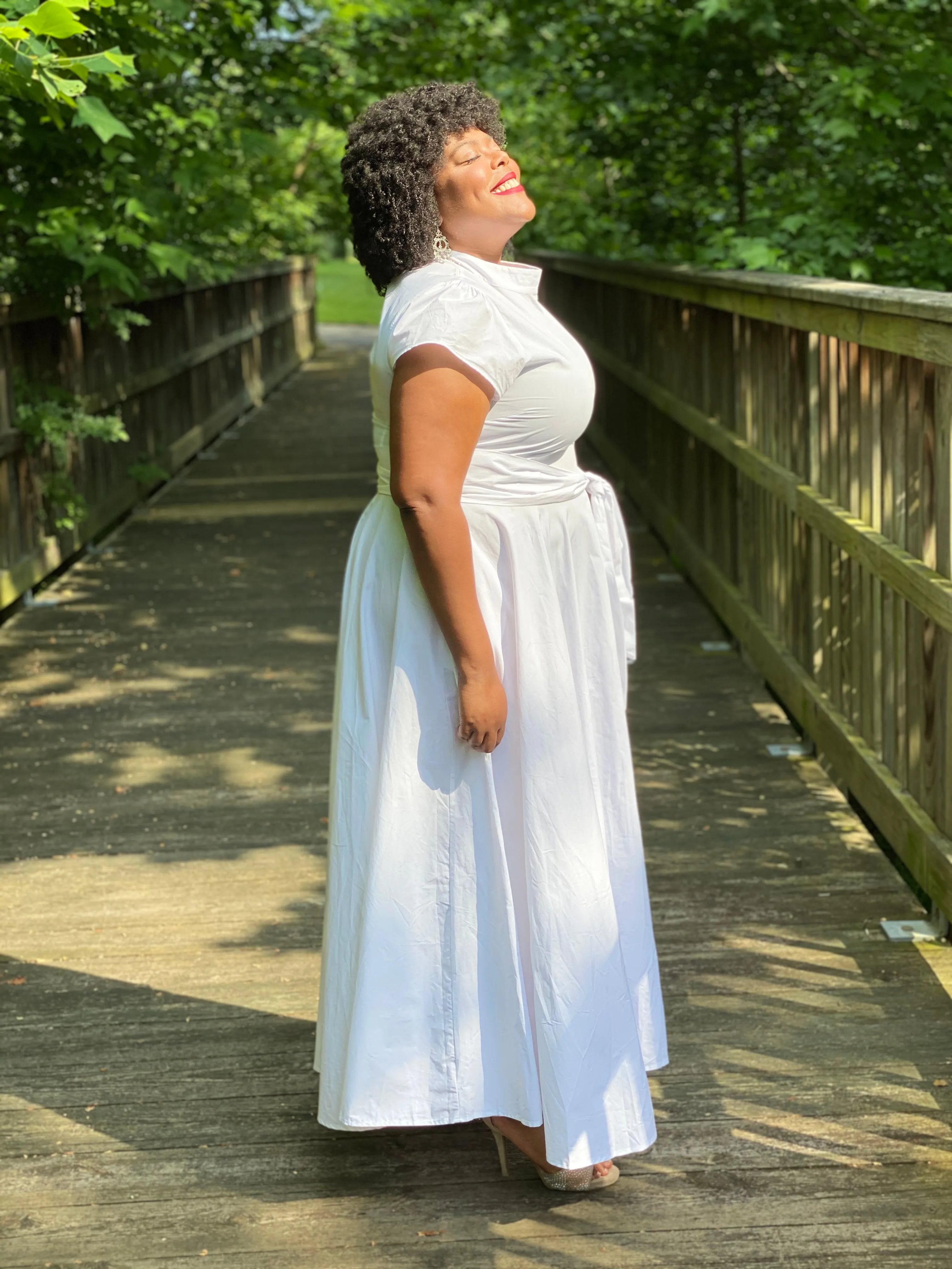 Cap Sleeve Maxi Dress