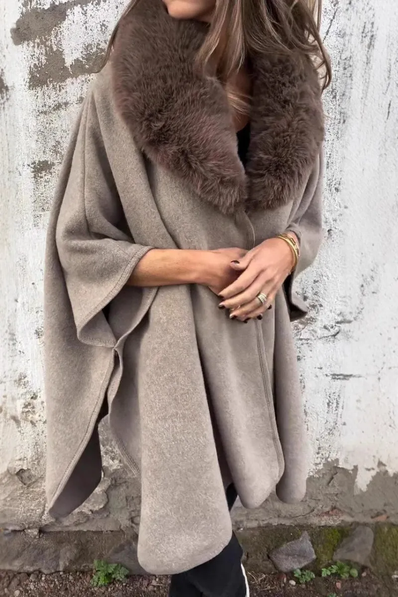 Casual Solid Color Patchwork Cardigan Turndown Collar Outerwear