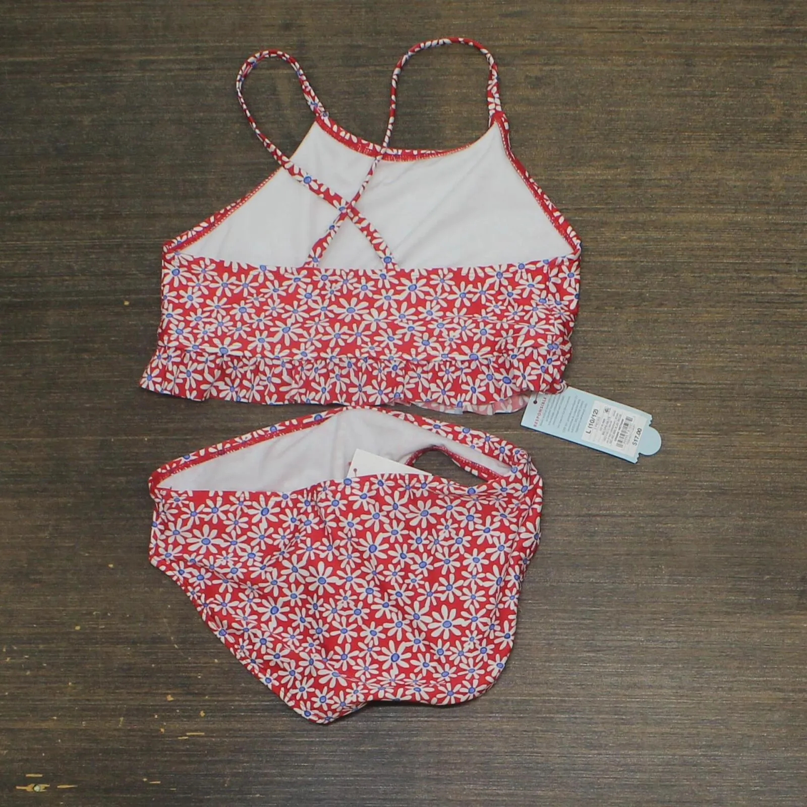 Cat & Jack Girls 'Daisy Fields' Bikini Swimsuit 84847487