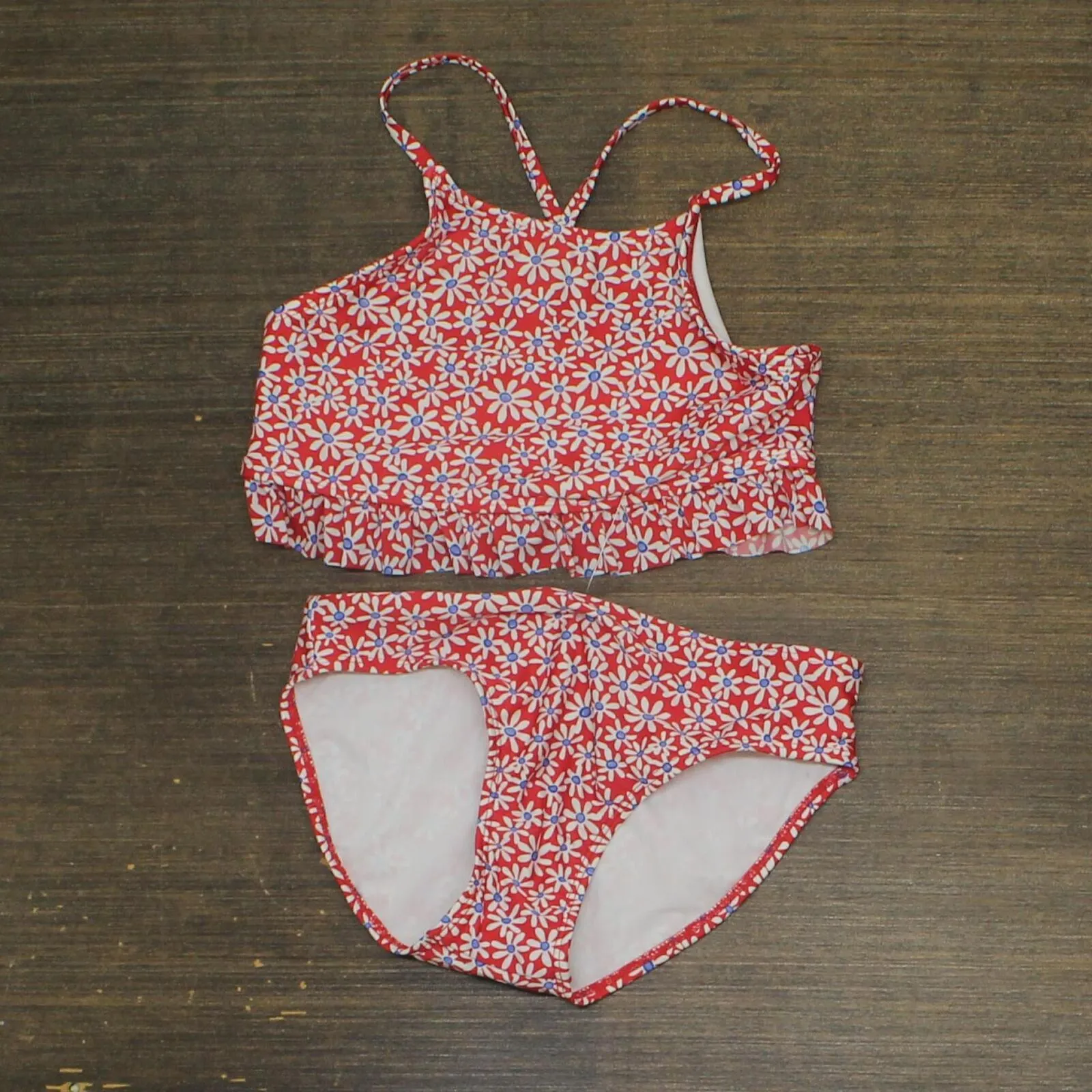 Cat & Jack Girls 'Daisy Fields' Bikini Swimsuit 84847487