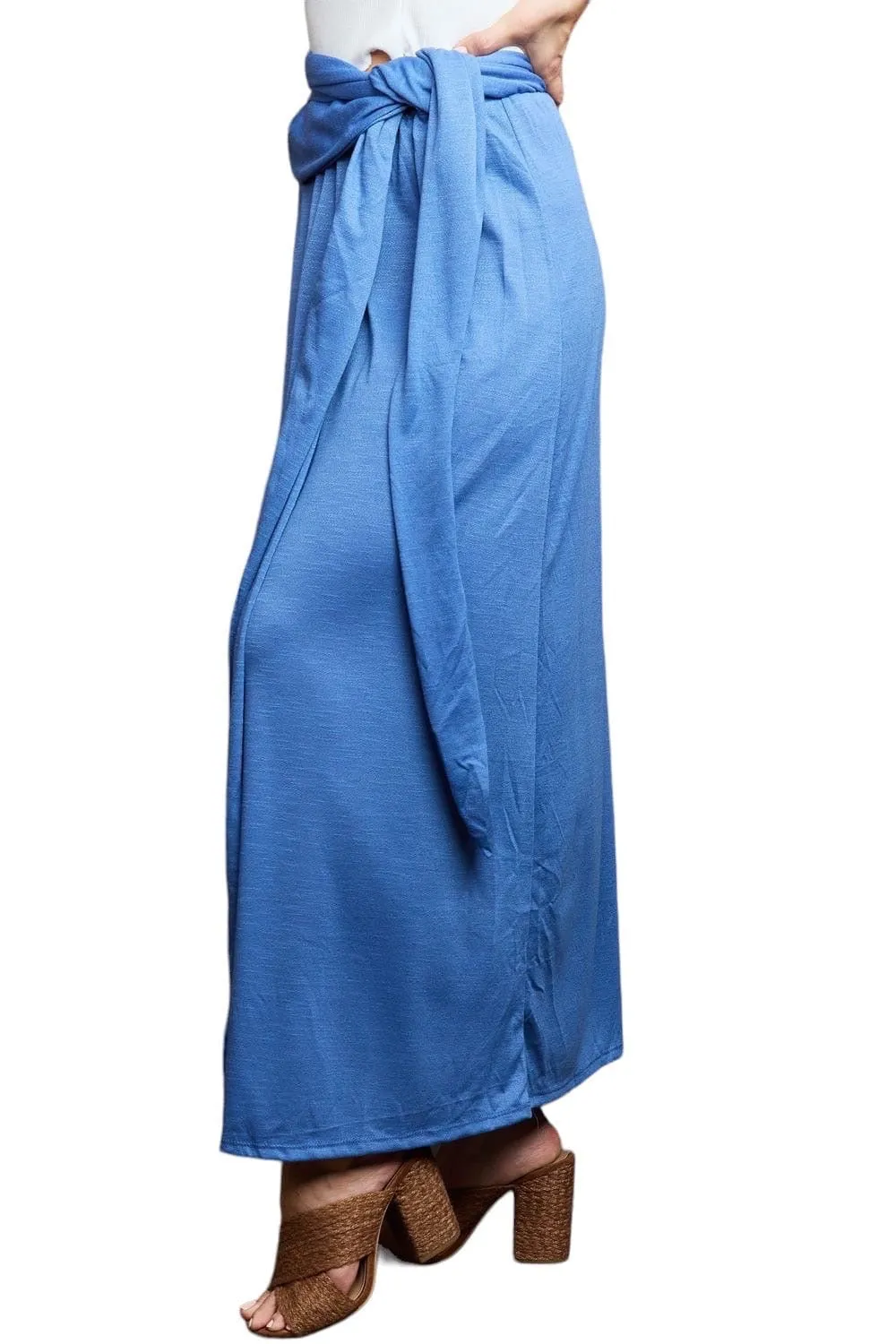 Celestial Cobalt Criss Cross Maxi Dress