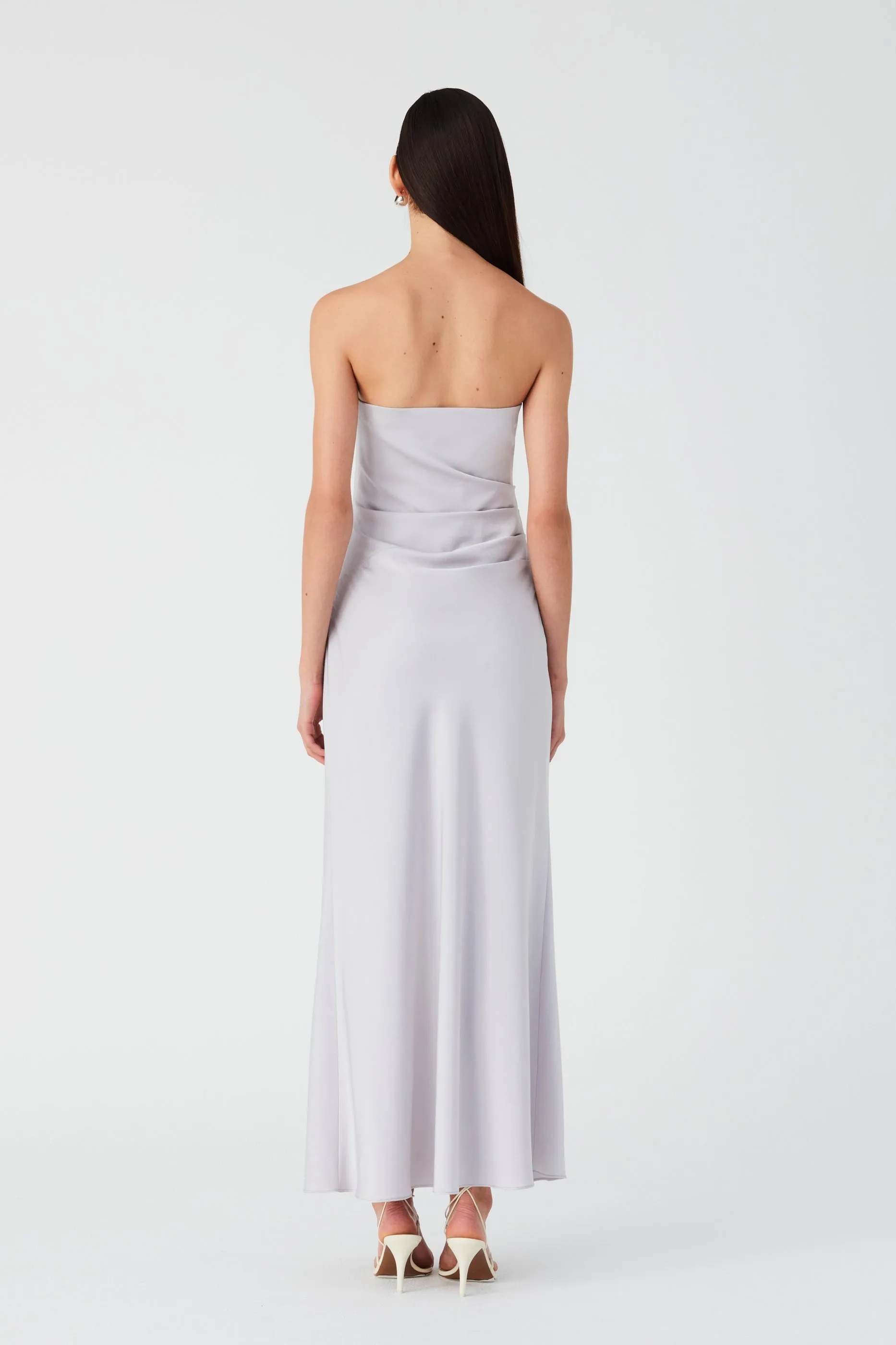 CELOSIA SATIN MAXI DRESS