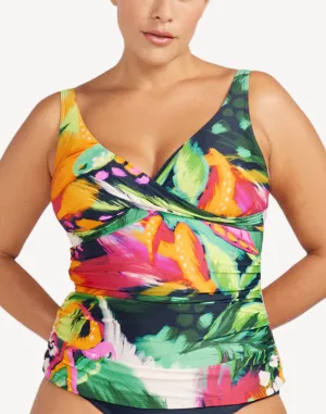Chelona Delacroix Plus Size Tankini Top